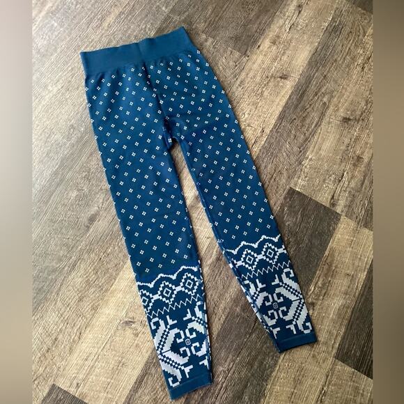 Sweaty Betty Fairisle Base layer legging - Picture 4 of 9